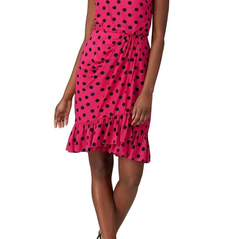Derek Lam Polka Dot Pink Dress